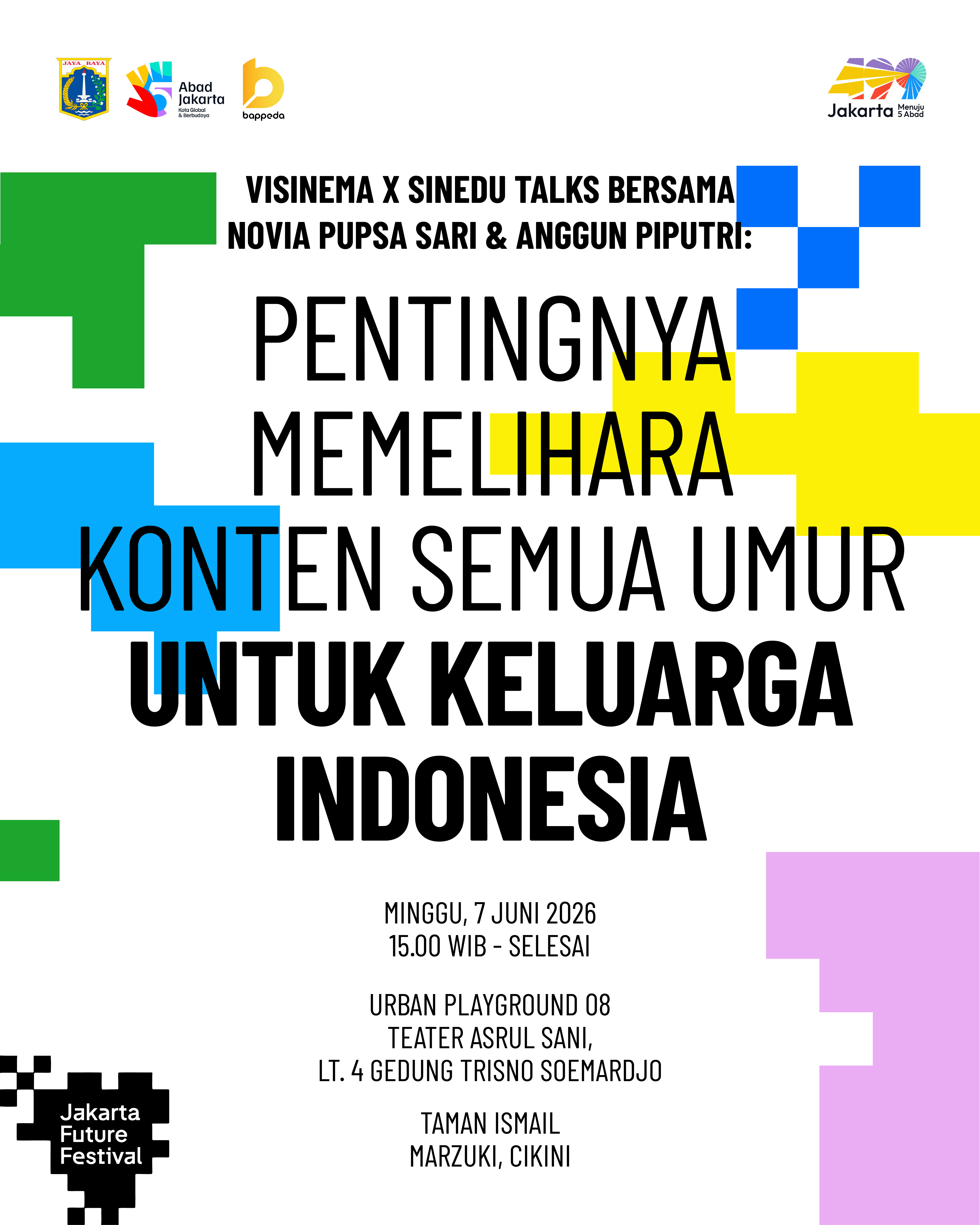 Visinema x Sinedu Talks bersama Novia Pupsa Sari & Anggun Piputri: Pentingnya Memelihara Konten Semua Umur untuk Keluarga Indonesia