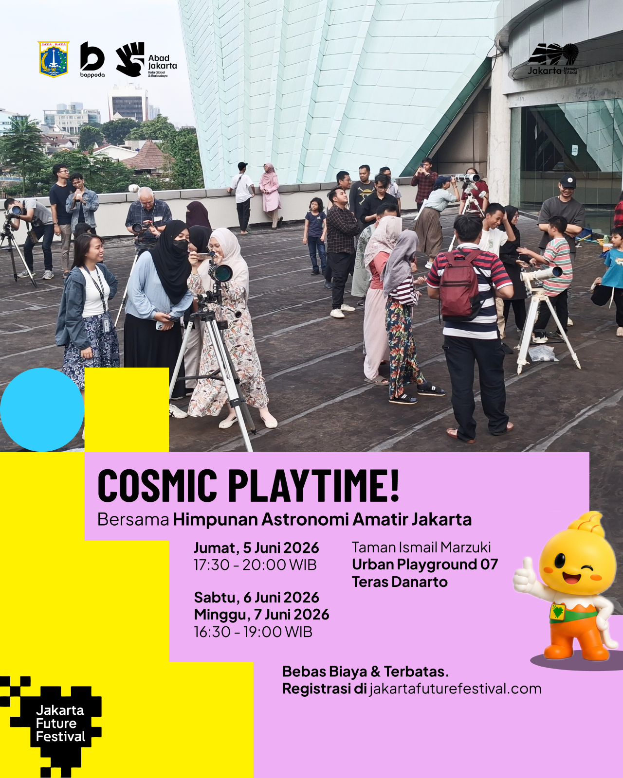 Cosmic Playtime! Bersama Himpunan Astronomi Amatir Jakarta - DAY 1