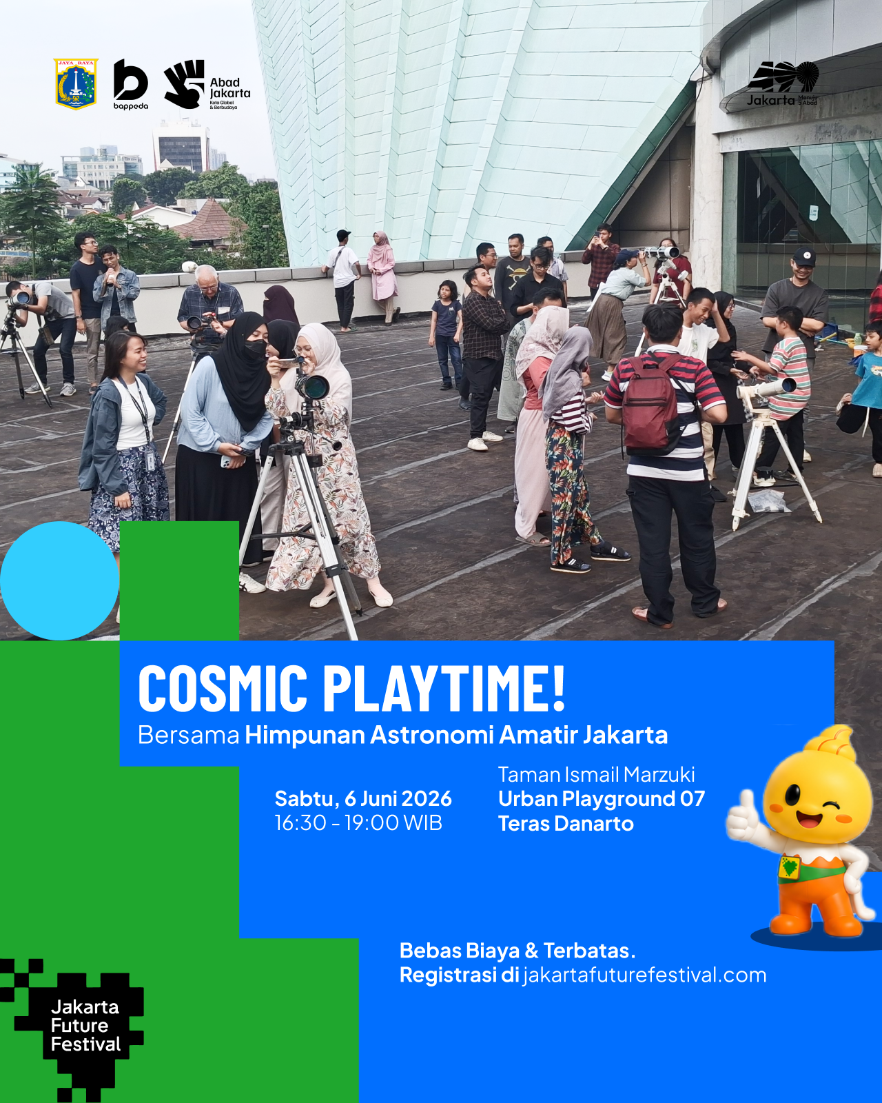 Cosmic Playtime! Bersama Himpunan Astronomi Amatir Jakarta