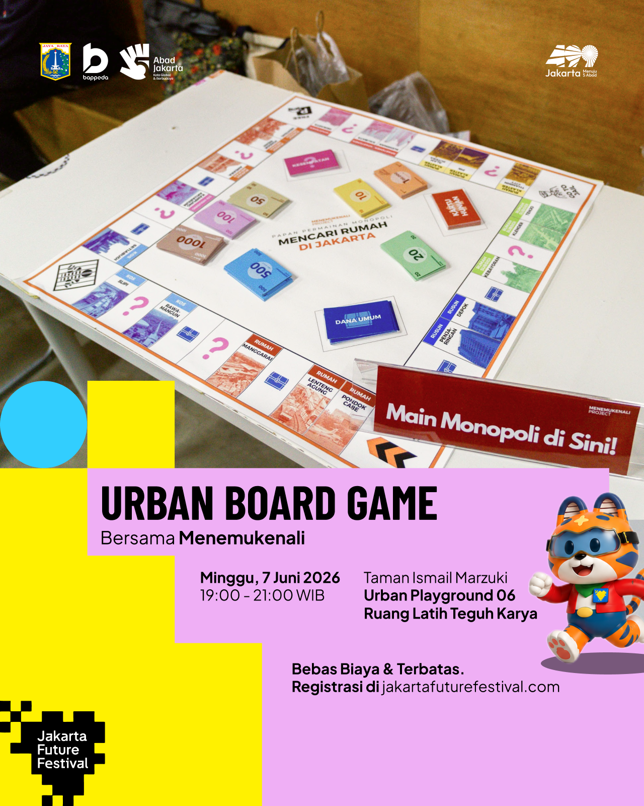 Urban Board Game bersama Menemukenali