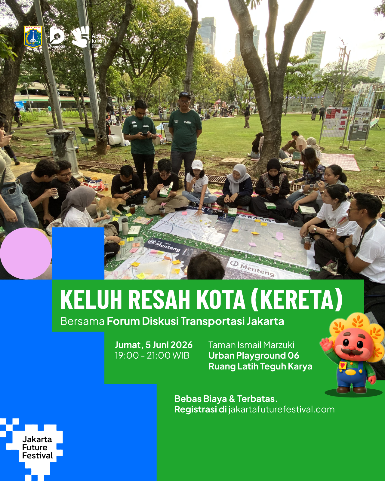 Keluh Resah Kota (KERETA) bersama Forum Diskusi Transportasi Jakarta