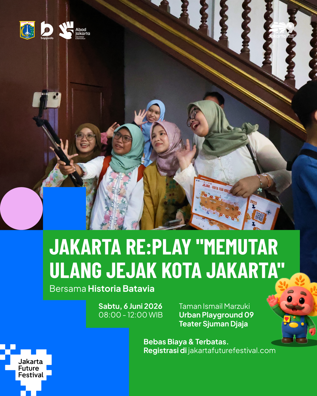 Jakarta Re:Play "Memutar Ulang Jejak Kota Jakarta" bersama Historia Batavia