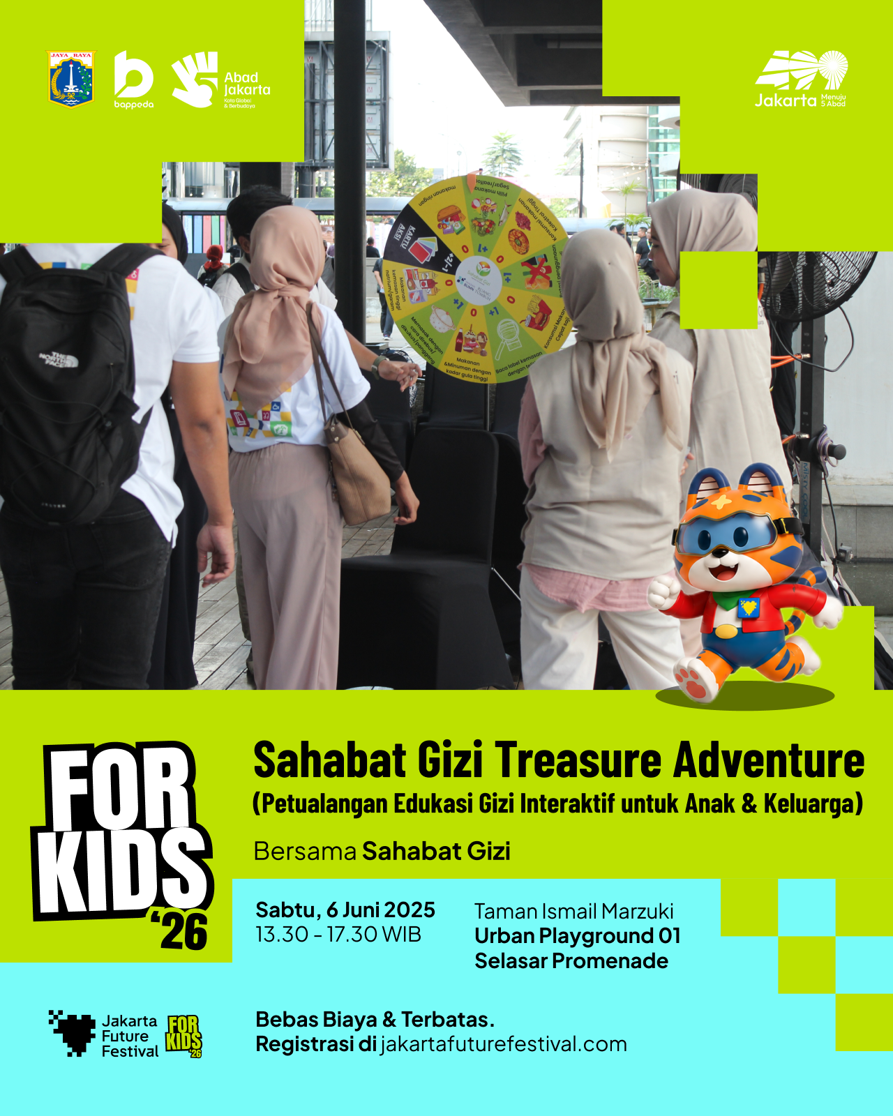JFF for Kids - Sahabat Gizi Treasure Adventure (Petualangan Edukasi Gizi Interaktif untuk Anak & Keluarga) bersama Sahabat Gizi