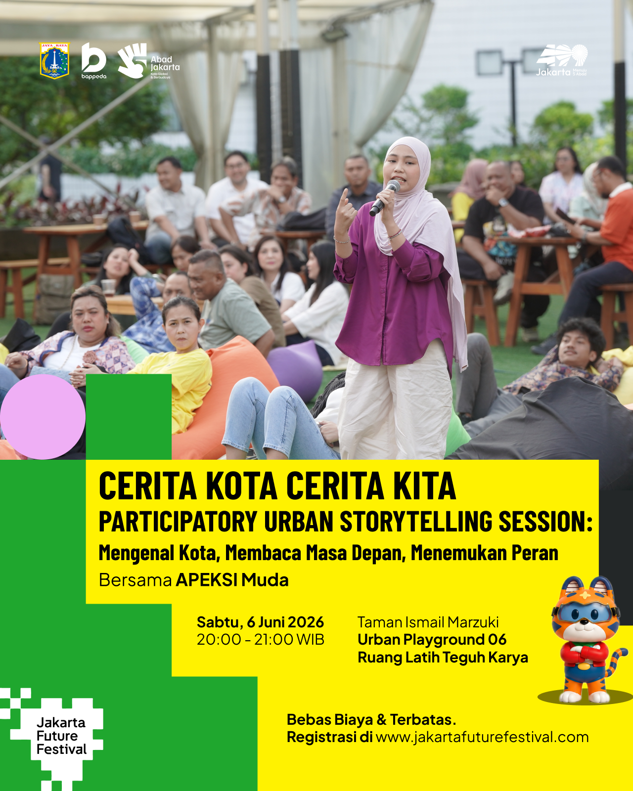 Cerita Kota Cerita Kita | Participatory Urban Storytelling Session: Mengenal Kota, Membaca Masa Depan, Menemukan Peran Bersama APEKSI Muda