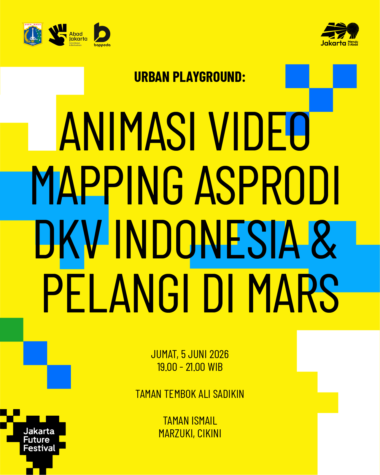 ANIMASI VIDEO MAPPING ASPRODI DKV INDONESIA & PELANGI DI MARS 
