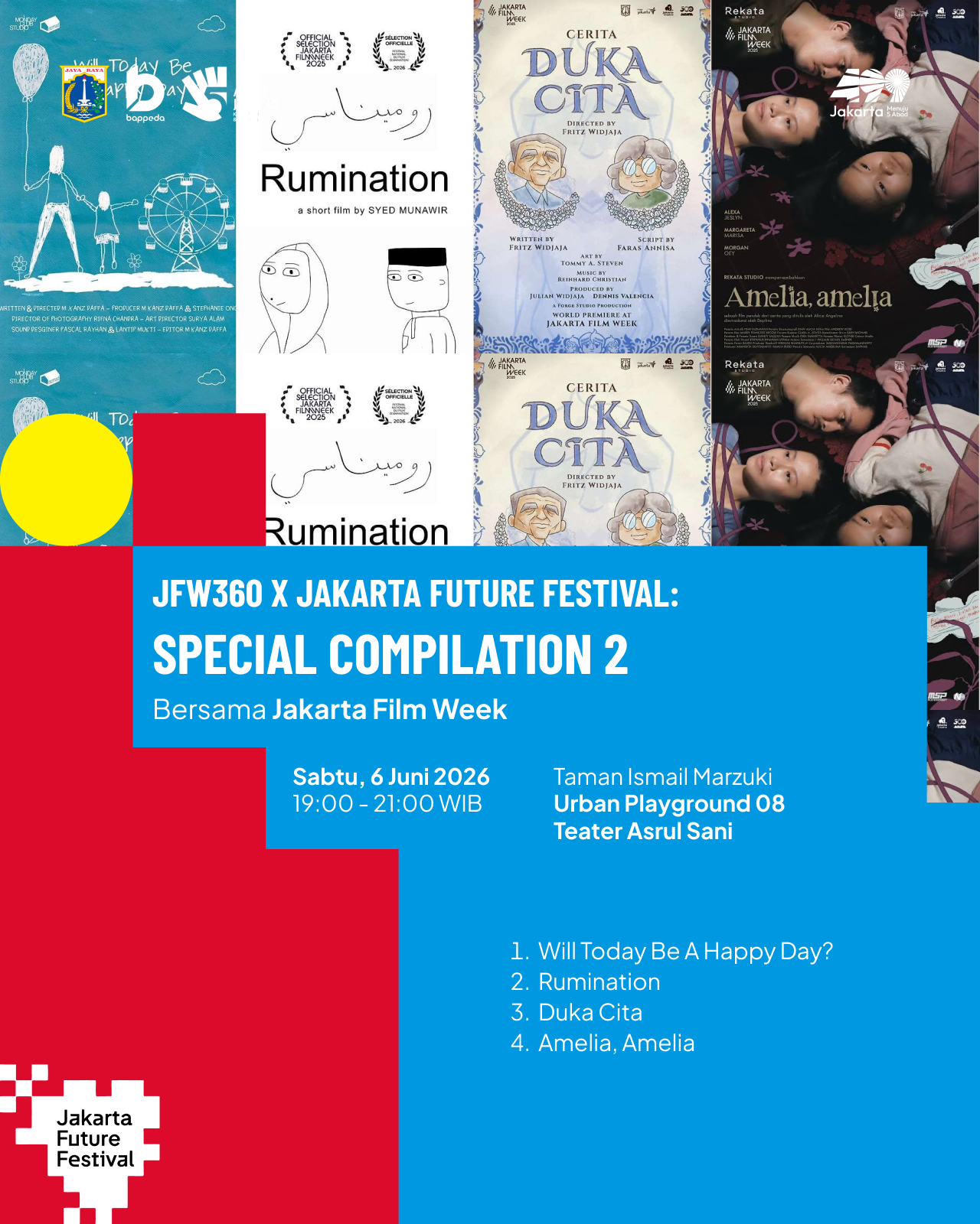 JFW360 X Jakarta Future Festival: Special Compilation 2 bersama Jakarta Film Week